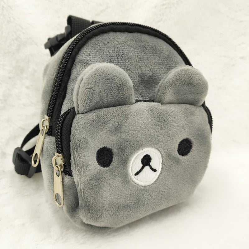 New Cute Durable Nylon Pet Backpack for Small Medium Dogs Convenient Portable Large-Capacity Dog Snack Bag Dog Backpack Free